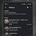 GymUp - workout notebook