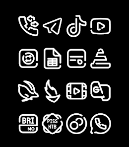 LineBula White - Icon Pack 55 (Paid) Pic