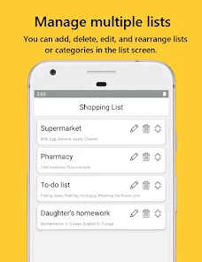Shopping List | To-do | Check