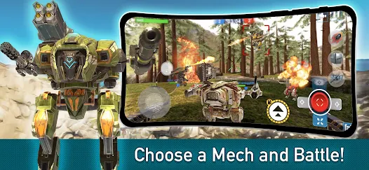 Mech Wars - Online Battles MOD APK v1.438 Pic