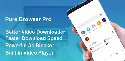 Pure Browser Pro-Ad Blocker 2.8.2 (Patched) Pic