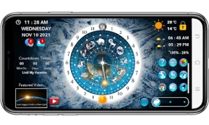 Flat Earth Sun & Moon Clock