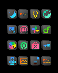 Cubic Dark Mode - 3D Icon pack 61 (Paid) Pic