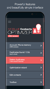 Contacts Optimizer MOD APK 6.1.401 (Pro) Pic