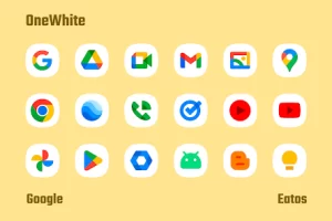 OneWhite - Icon Pack