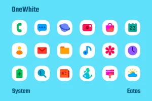 OneWhite - Icon Pack